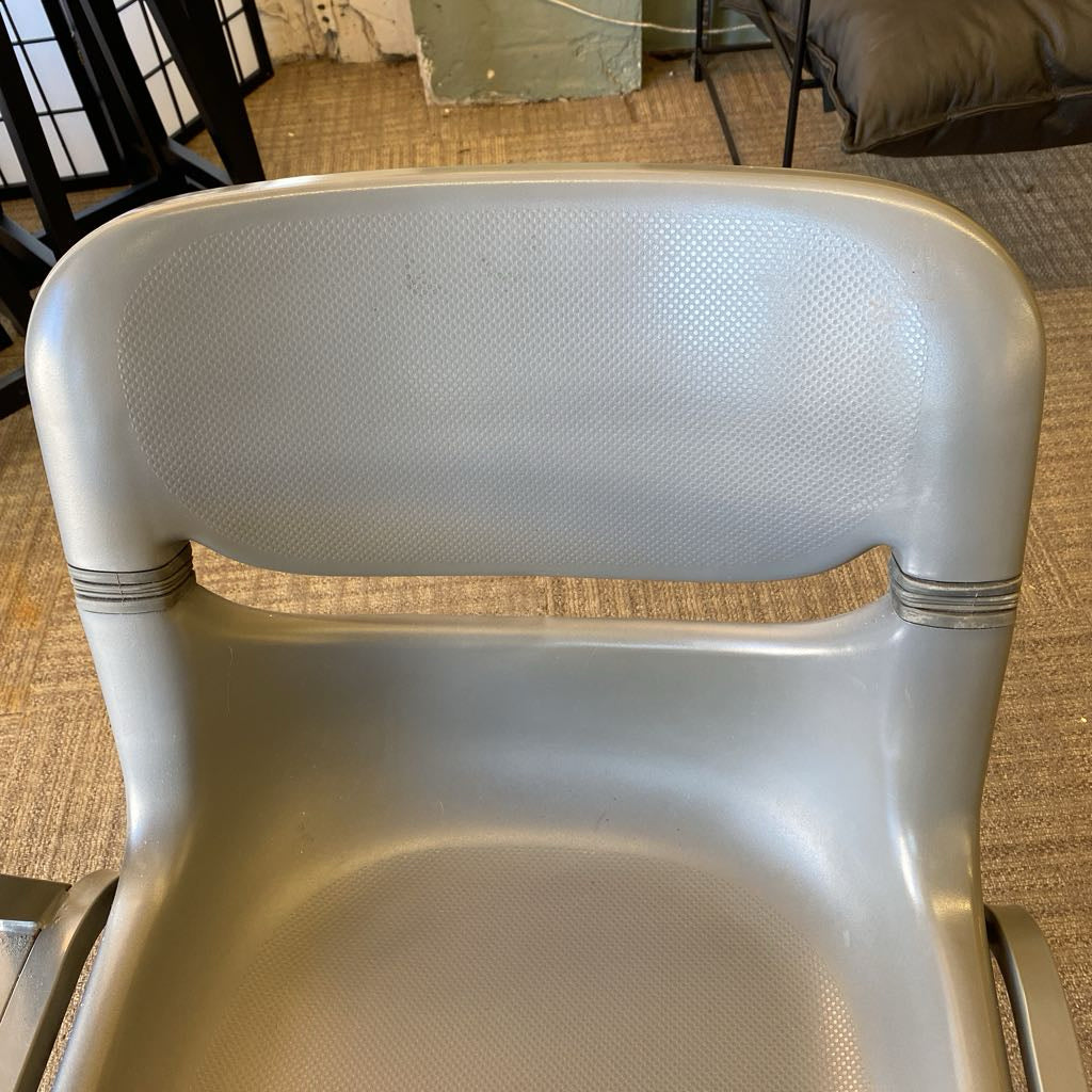 Vintage Plastic Folding Desk Chair