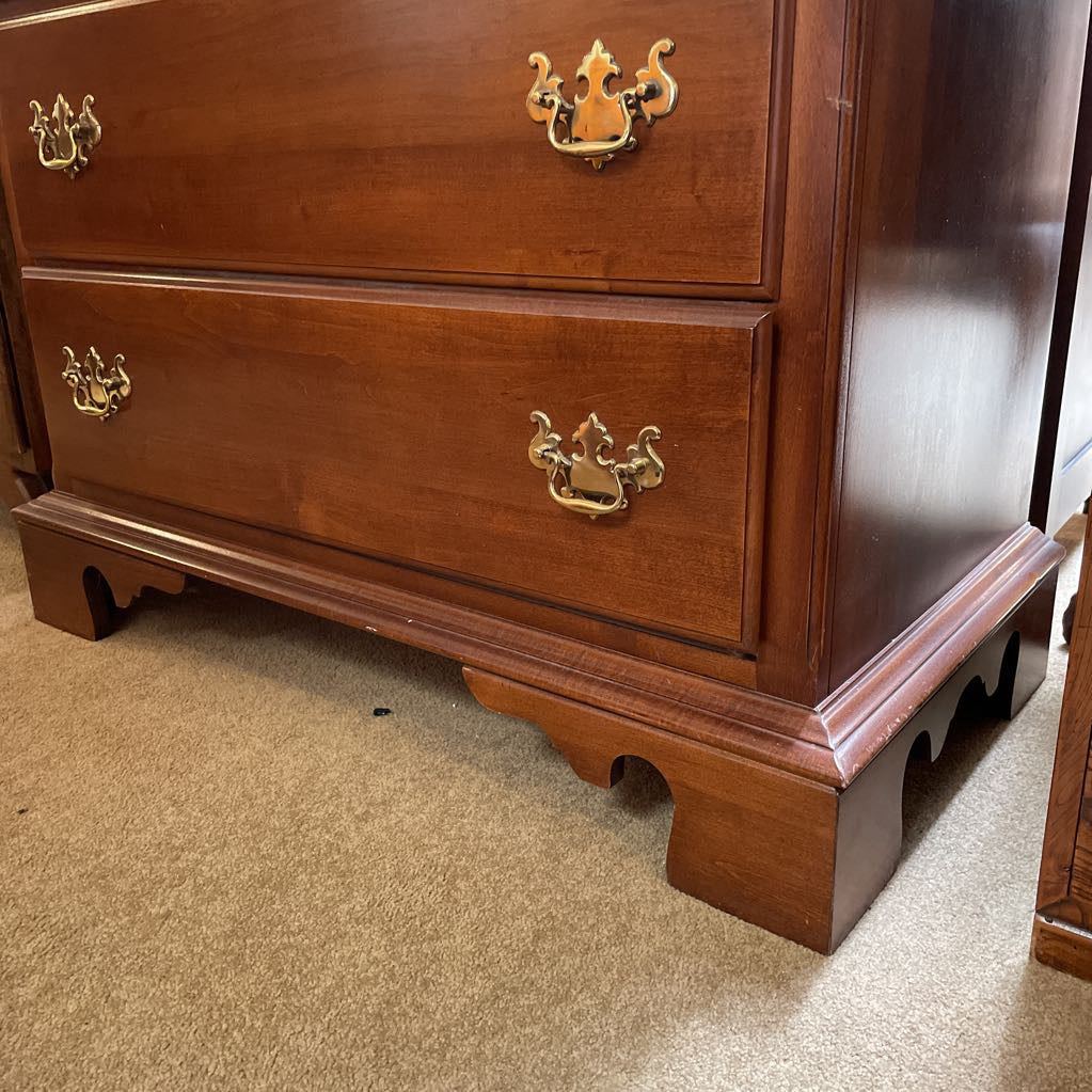 Sumter Cabinet Co. 7 Drawer Highboy Dresser w/ Golden Hardware
