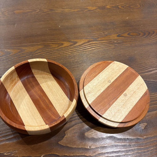 Two Tone Wooden Jar SMALLS