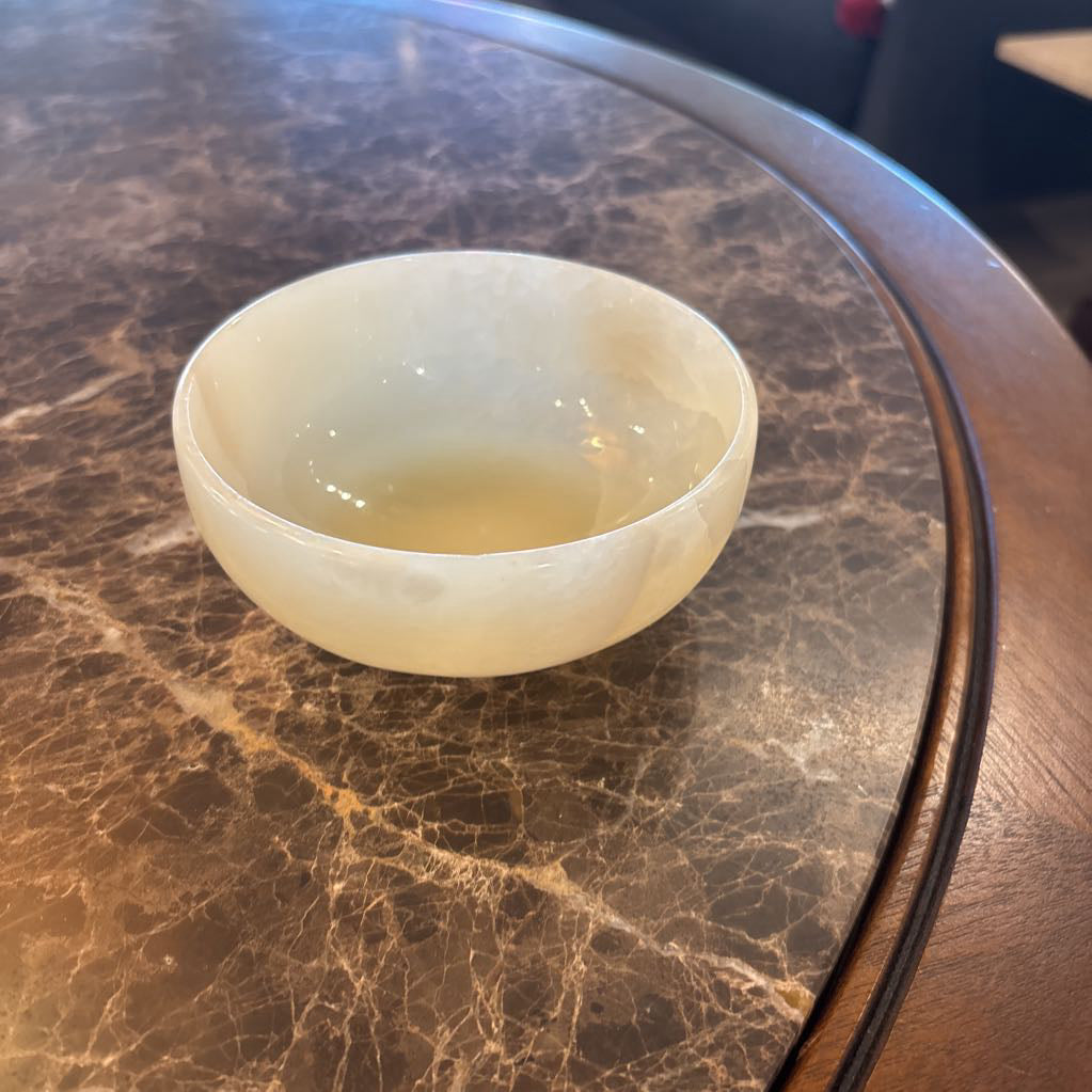 Tinted Marble Bowl