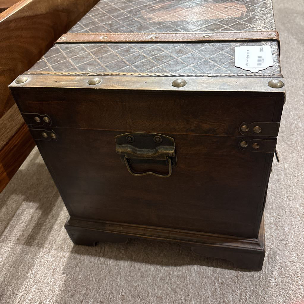 Small Leather Strap Trunk