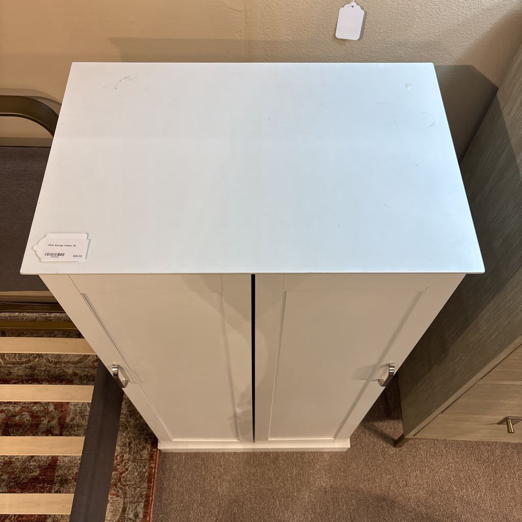 White Storage Cabinet