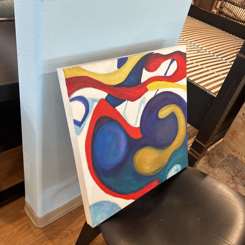 Multicolor Swirl Abstract Art