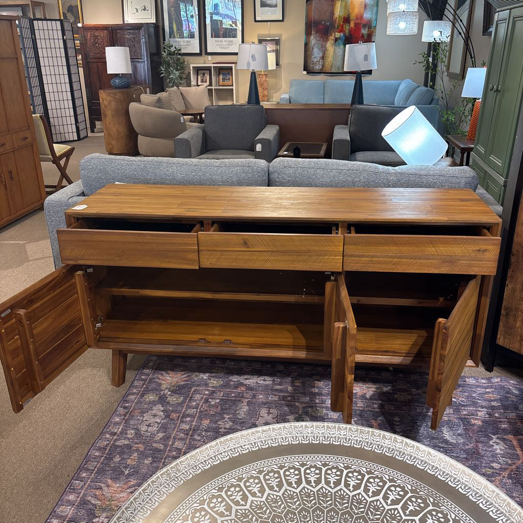 Brushed Pecan Sideboard