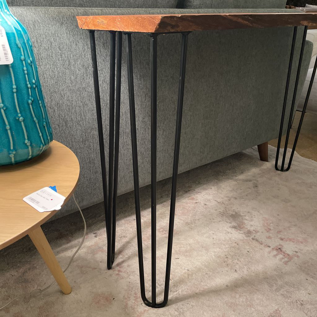 Live Edge Pin Leg Console Table C CONSOLE TABLES