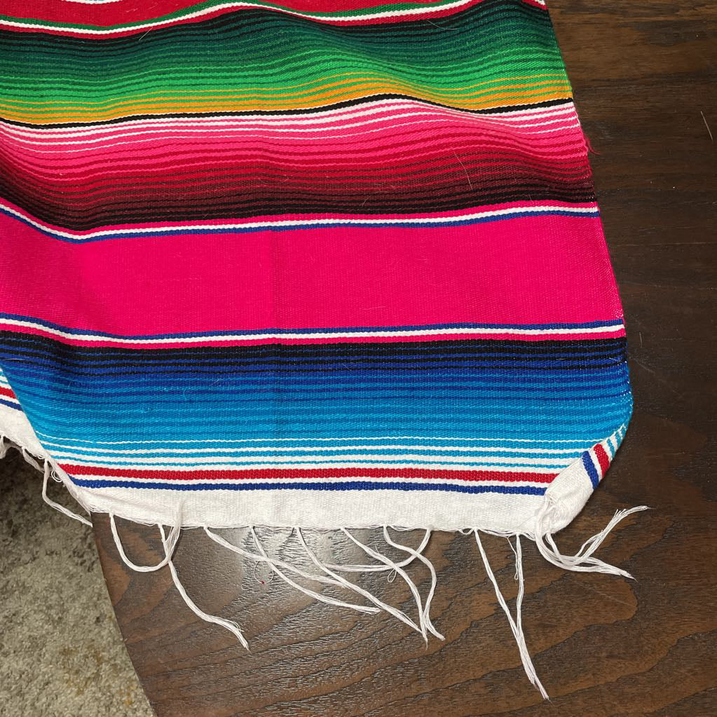 Peruvian Colorful Wool Throw