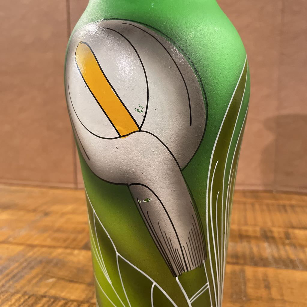 Glass Calla Lily Vase