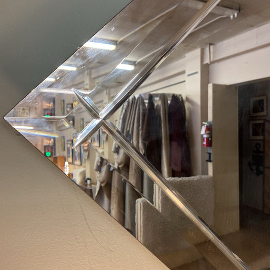 Belveled Faceted Diamond Mirror C MIRRORS