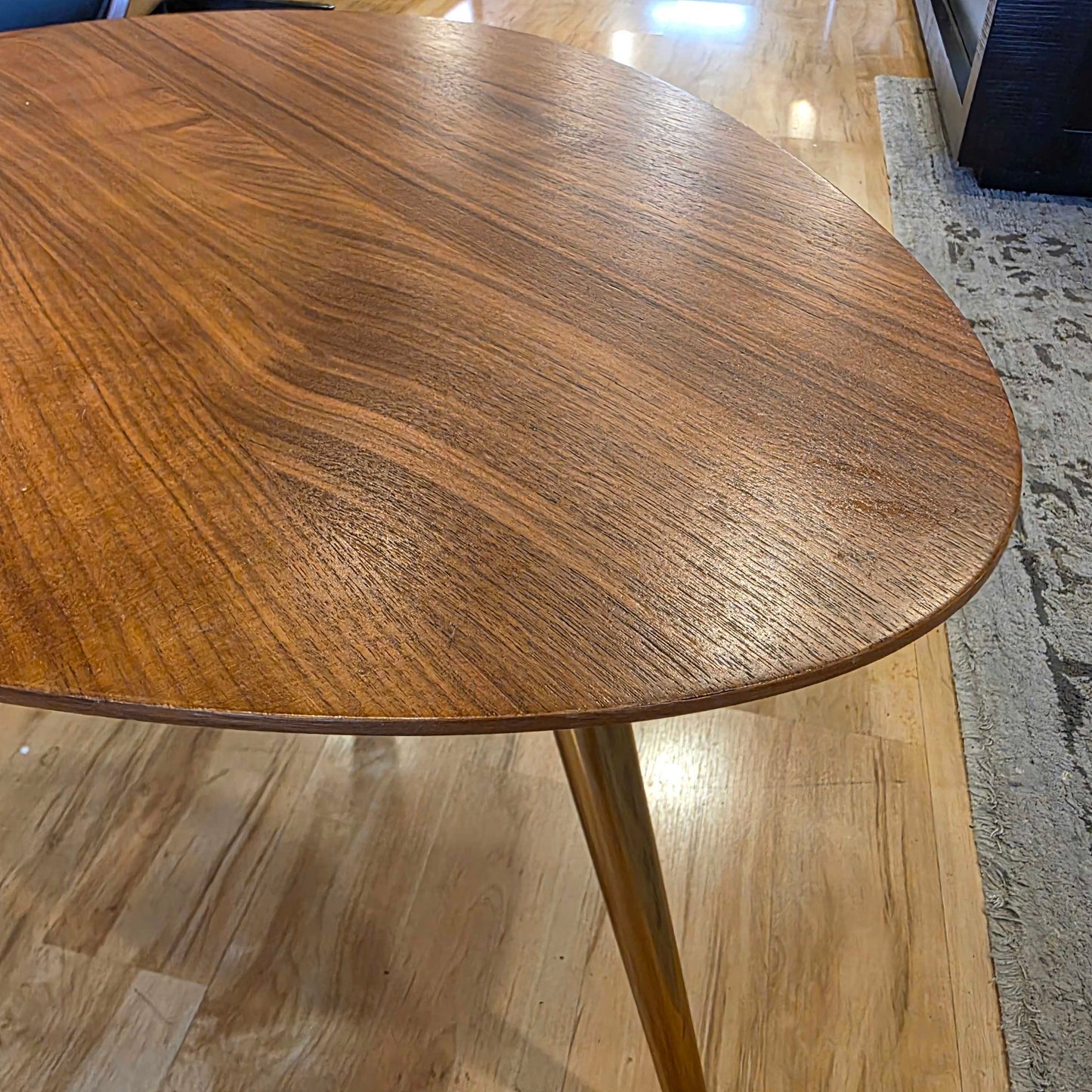 Teardrop Wood Side Table