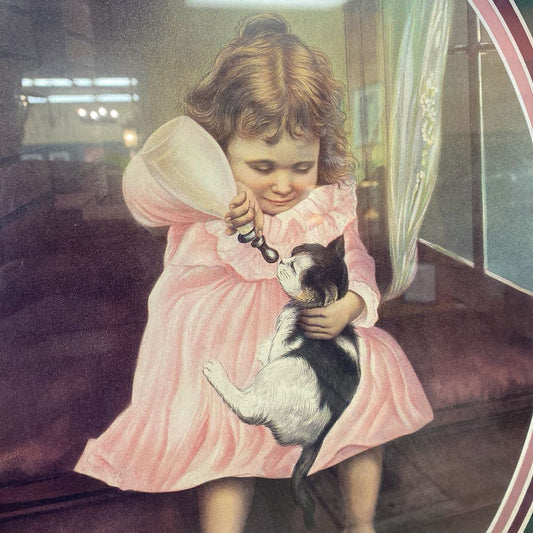 BESSIE PEASE GUTMANN FRIENDLY ENEMIES Vintage Repro Art