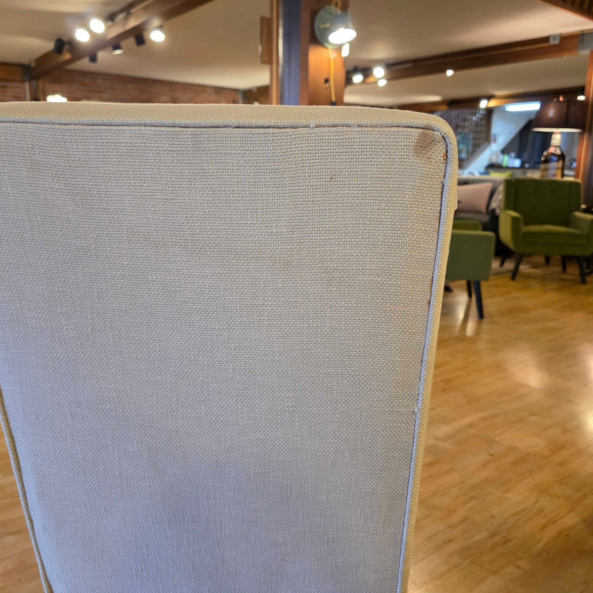 Tufted Back Cream Upholstery Dining Chair SET OF 8