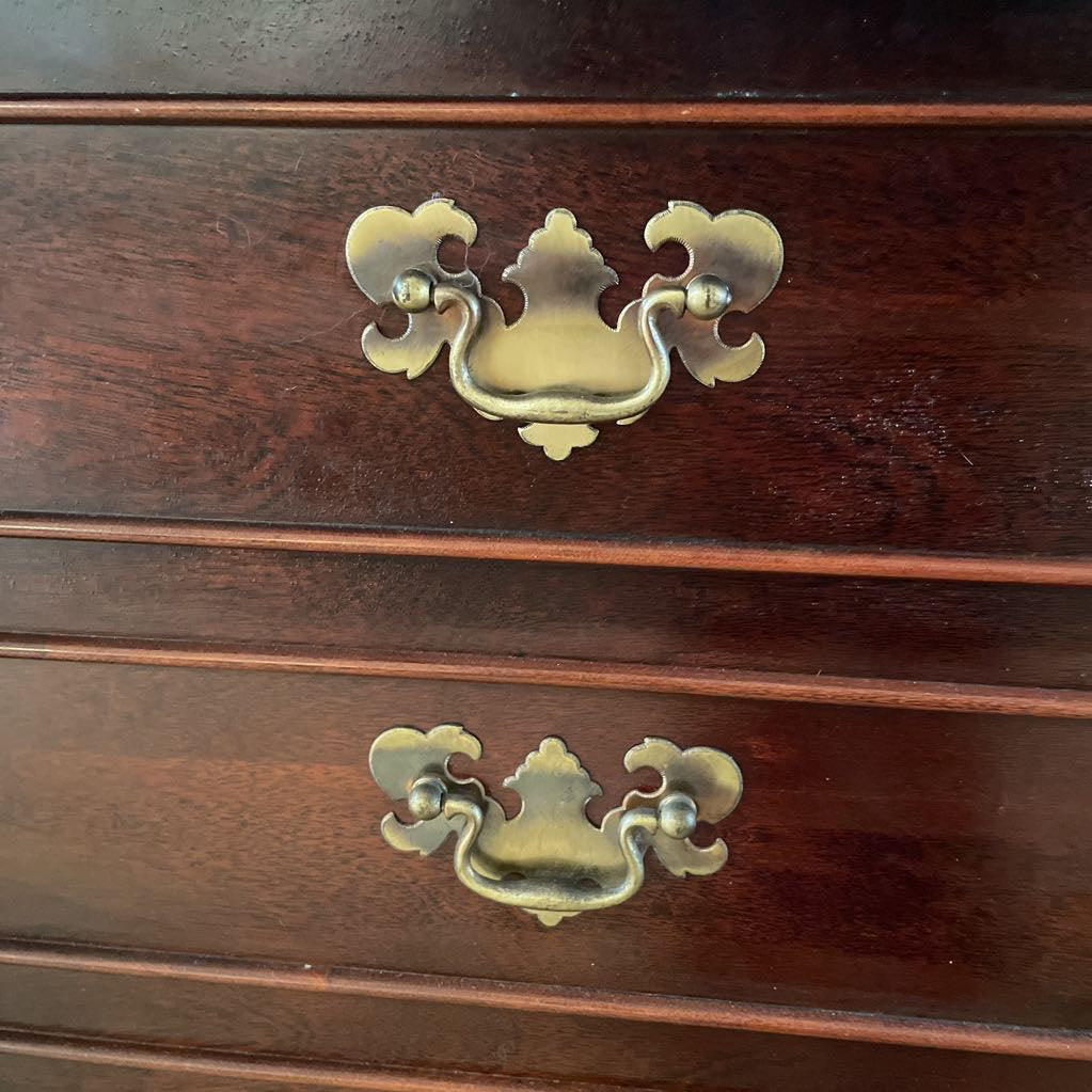 1940's Lane Lift Top Chest of Drawers w/ Cabriole Feet