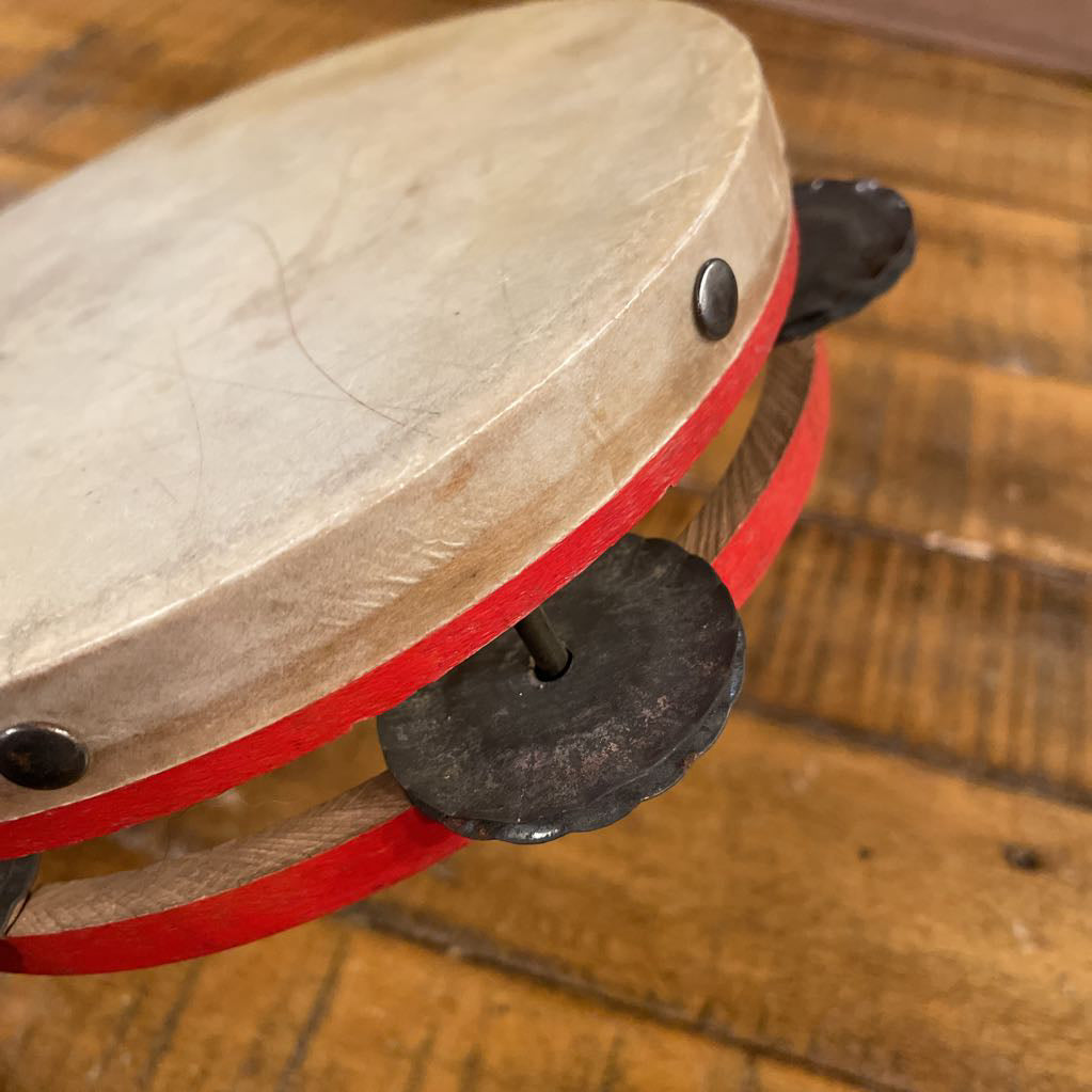 Vintage Tambourine AS IS(1 cymbol missing)