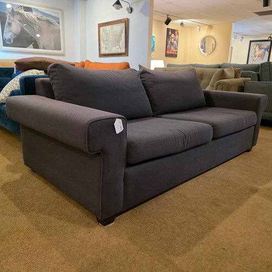 Gray Two Seat Low Sitting Sofa