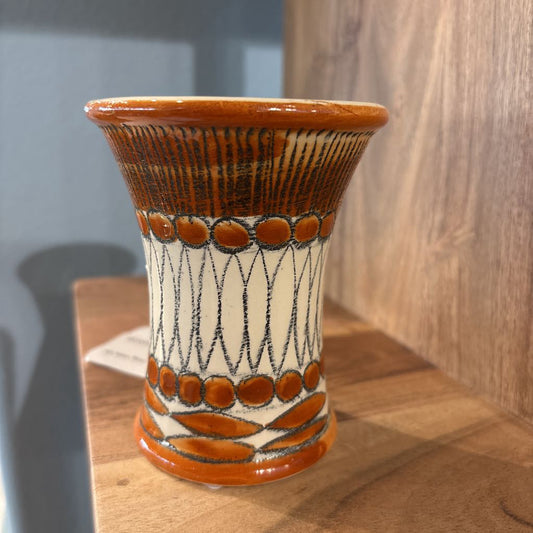 Ecuadorian Ceramic Frog Vase