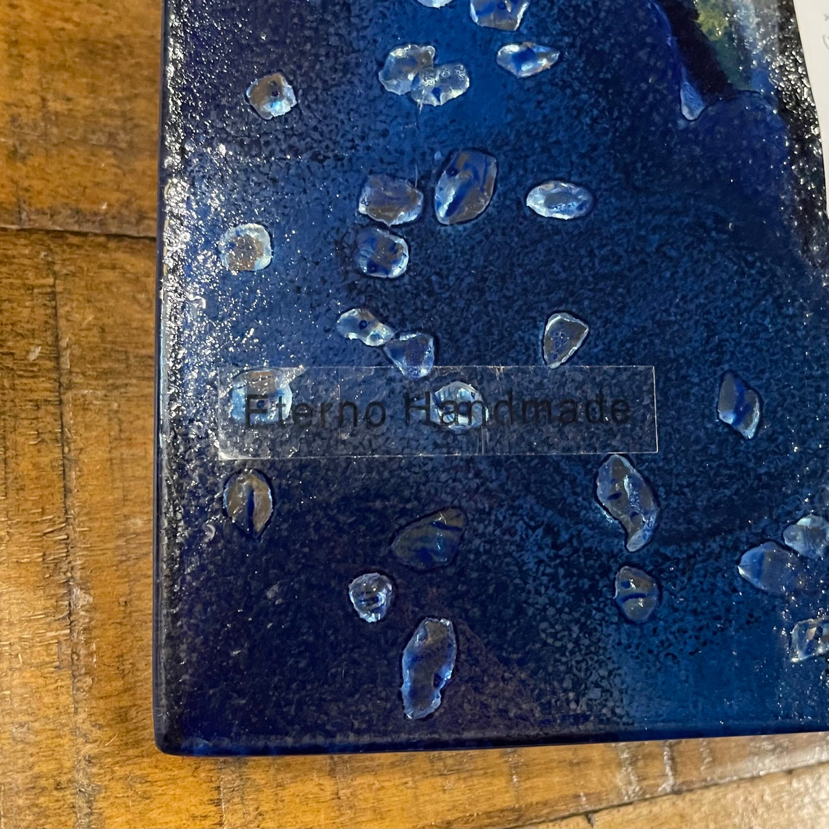 Square Glass Dish with 2 "Moorish Idol" Fish