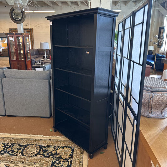 Tall Black Book Case
