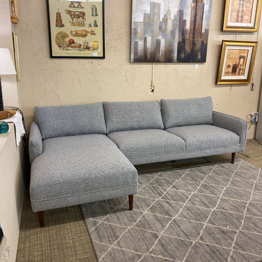 Egersund Pebble Grey LAF Chaise Sectional