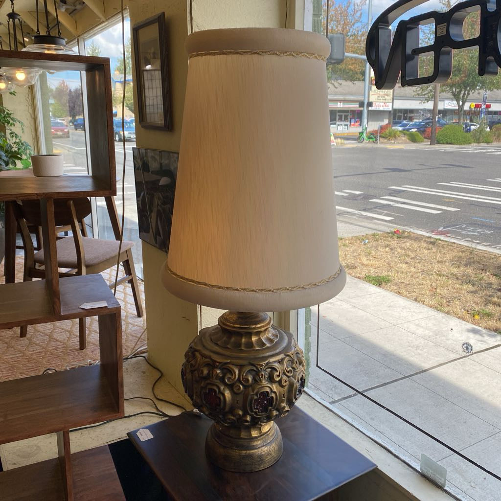 Giant 60's Kitschy Gourd Table Lamp