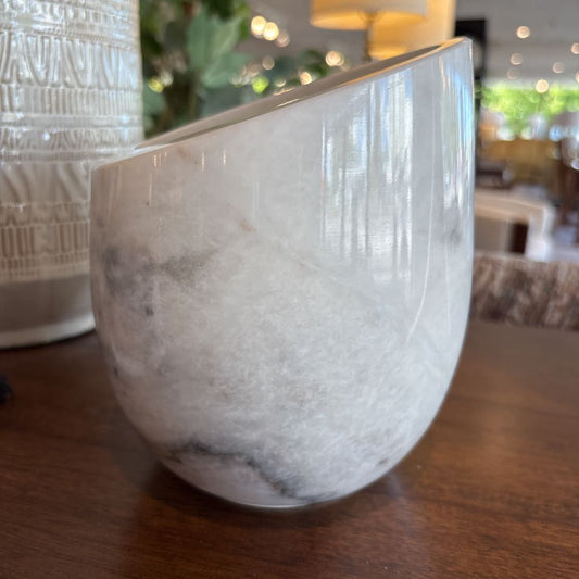 White Marble Wine Holder