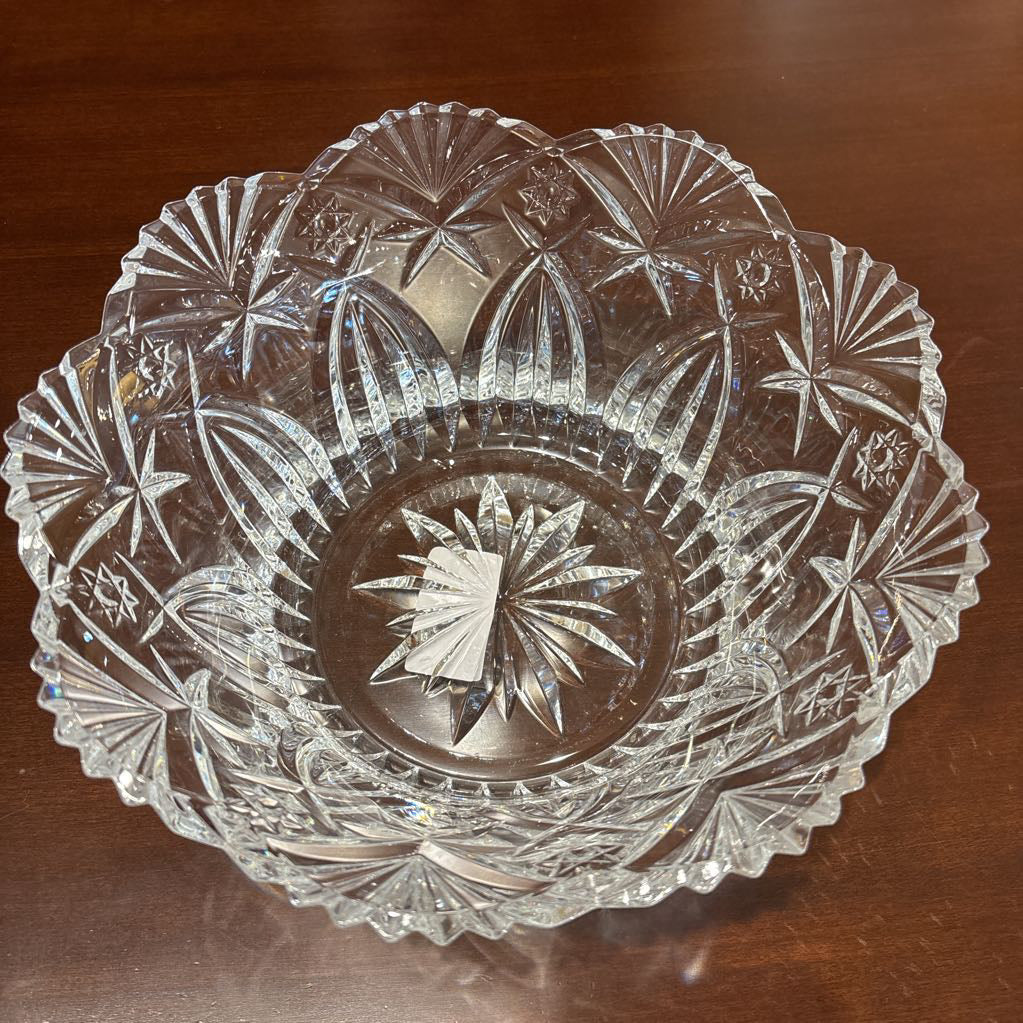 Vintage Crystal Fruit Bowl