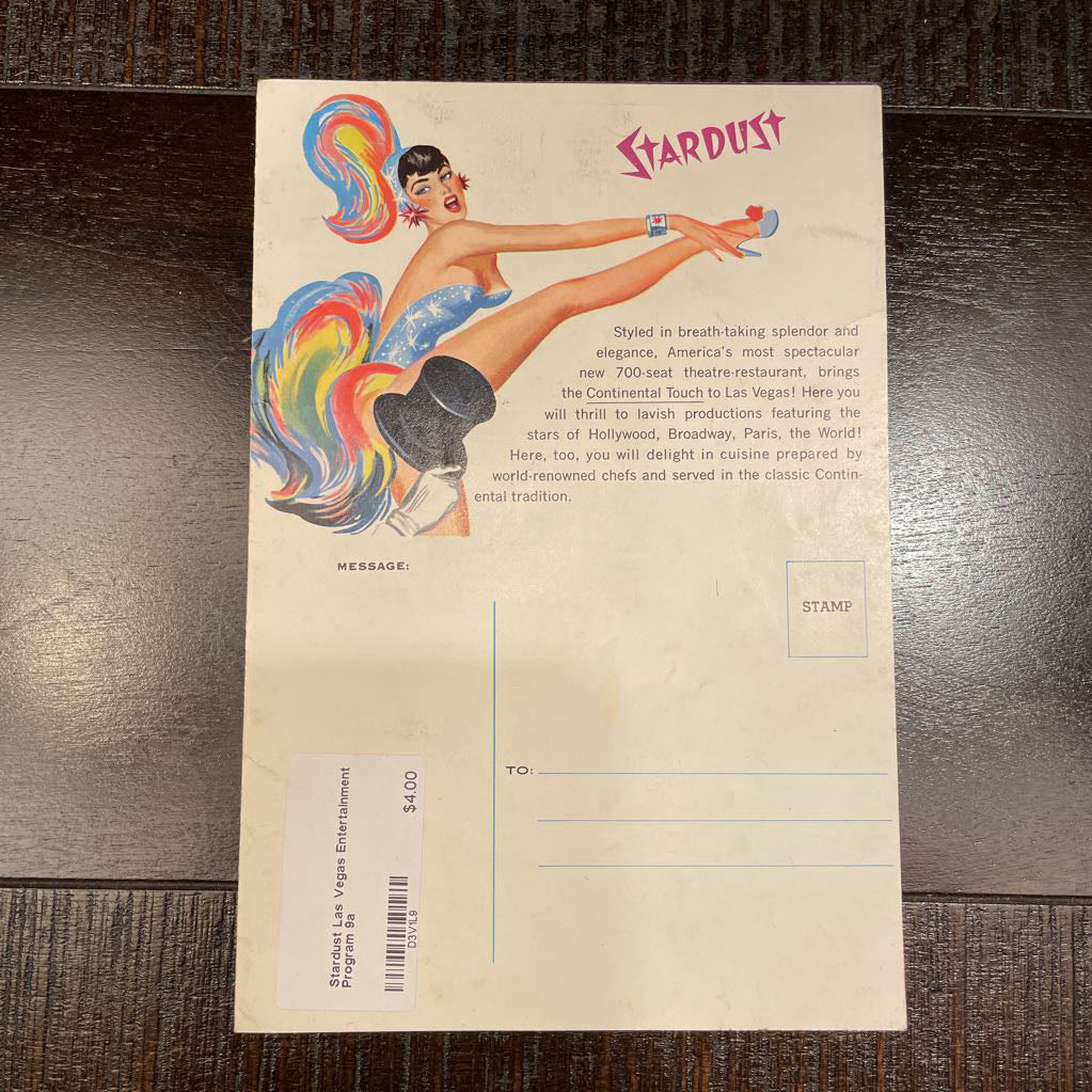 Stardust Las Vegas Entertainment Program
