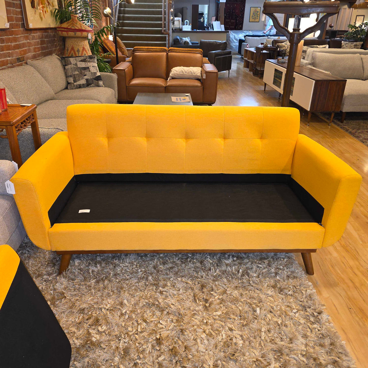 Sunshine Yellow MC Style Loveseat