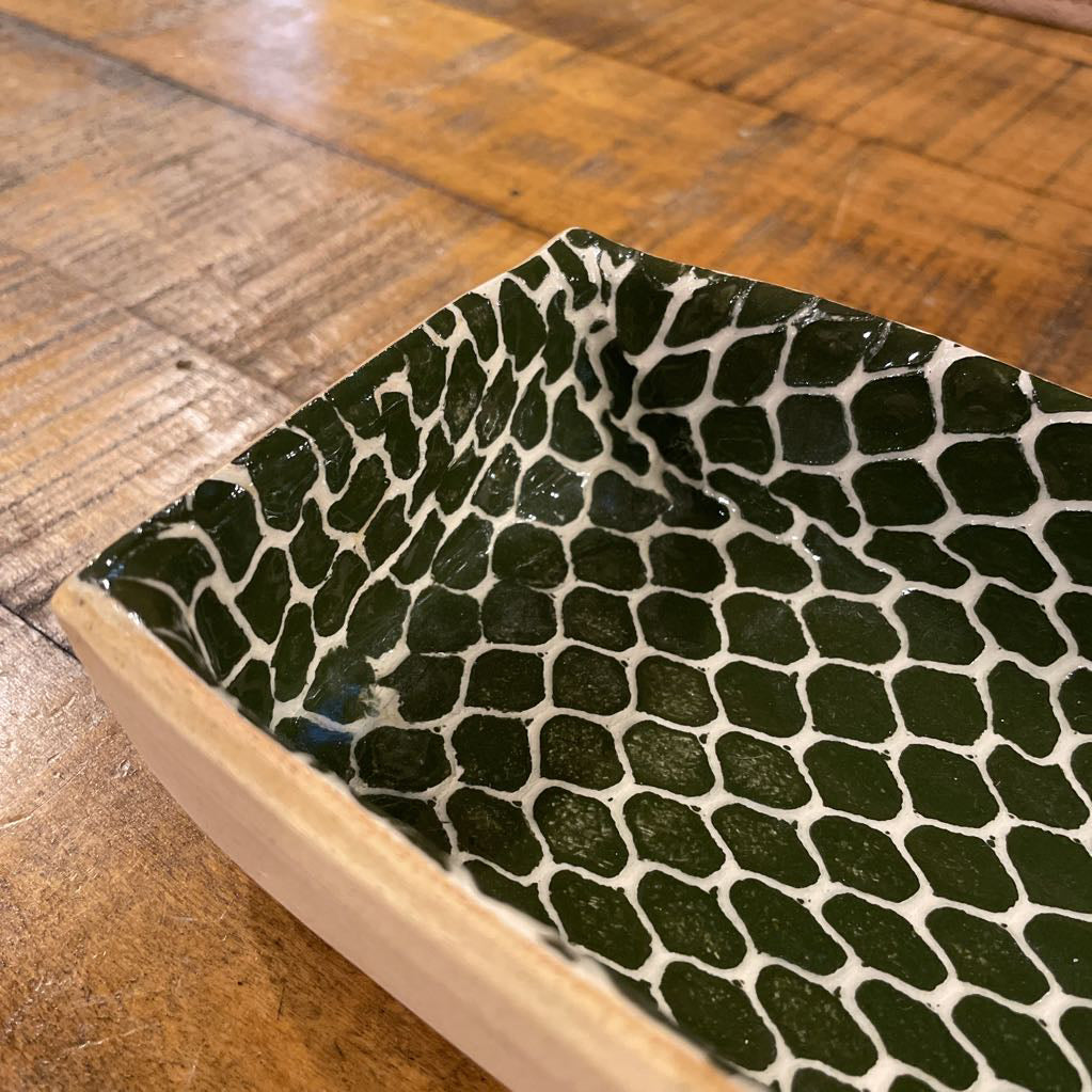 Terra Firma Ceramics Scale Pattern Dish