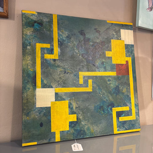 "Linoleum Memories" Original Art by Linda-Jo Duffy ART