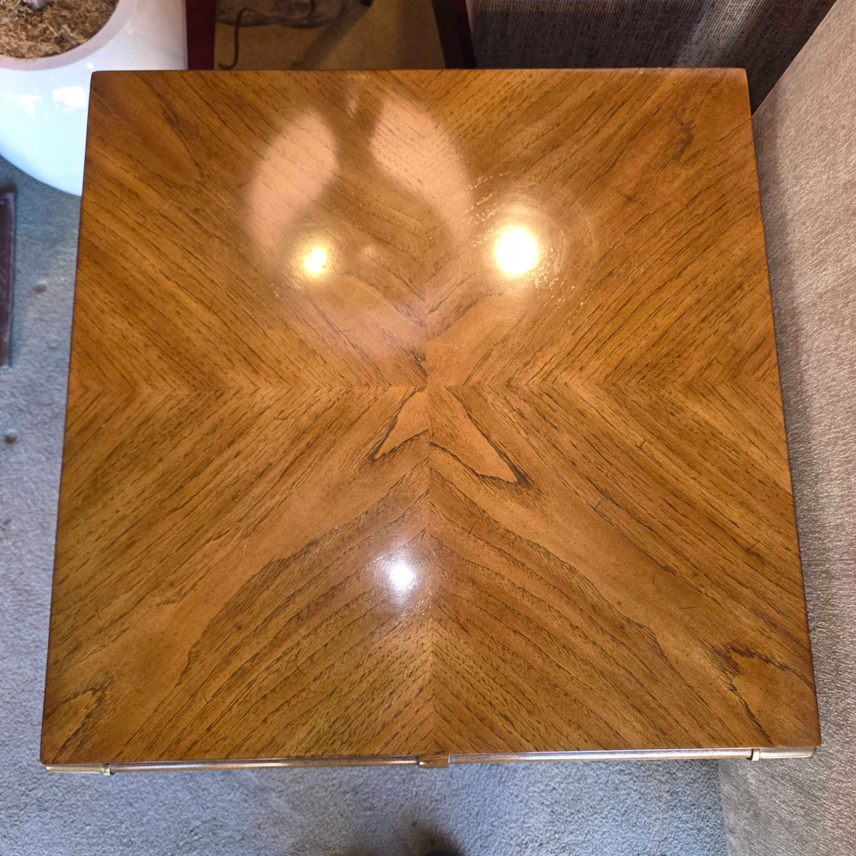 Dexel Hertage Accolade Campaign Style Commode End Table
