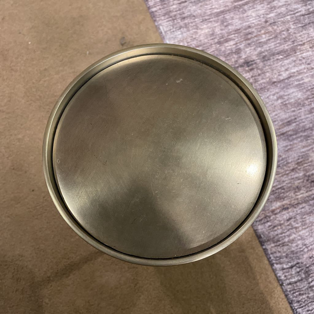 West Elm Brass Cocktail Table