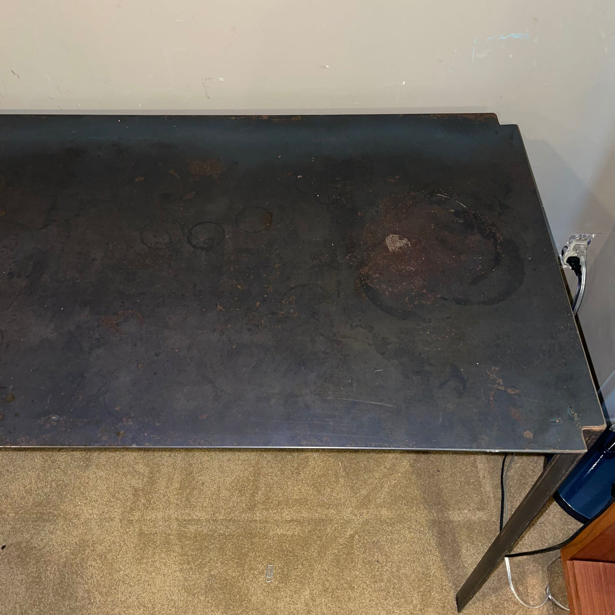 NY Handcrafted Steel Wide Console Table