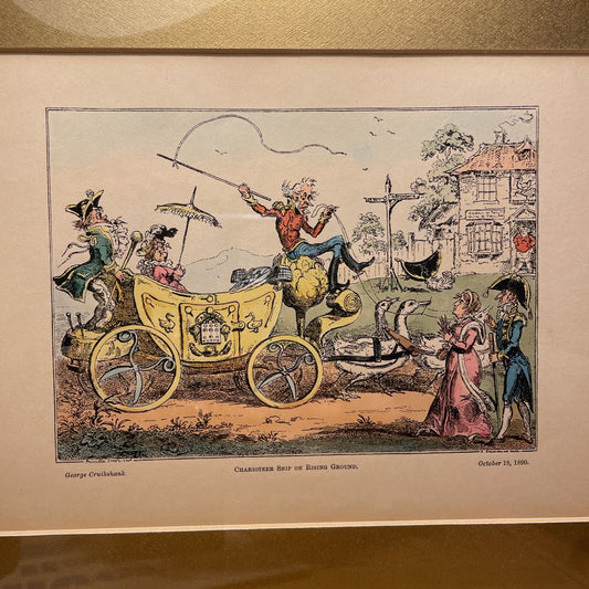 Charoteer Snip on Rising Ground 1800 Framed Print ART