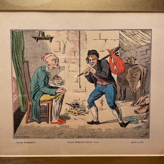 Paddy M'Shane's Seven Ages 1807 Framed Print ART