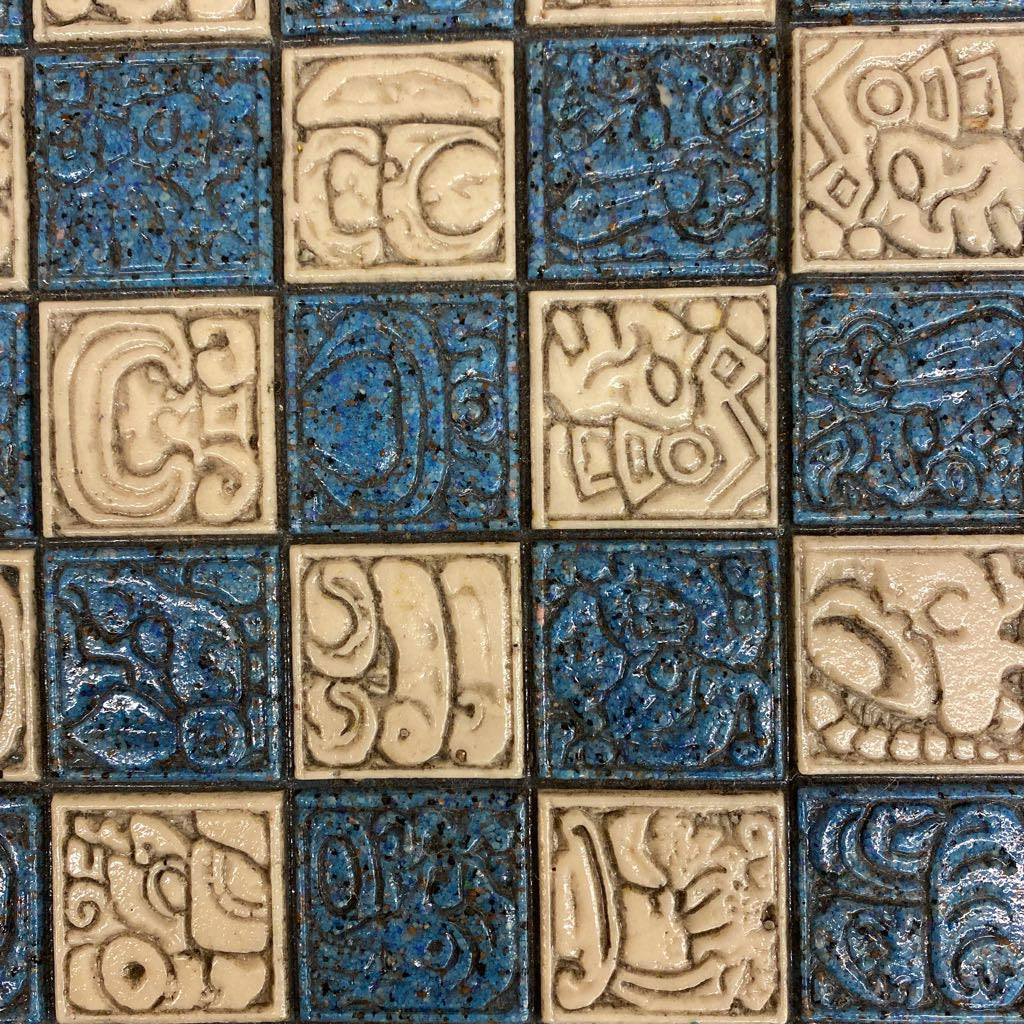 Aztecs vs Conquistadors Chess/Checker SET