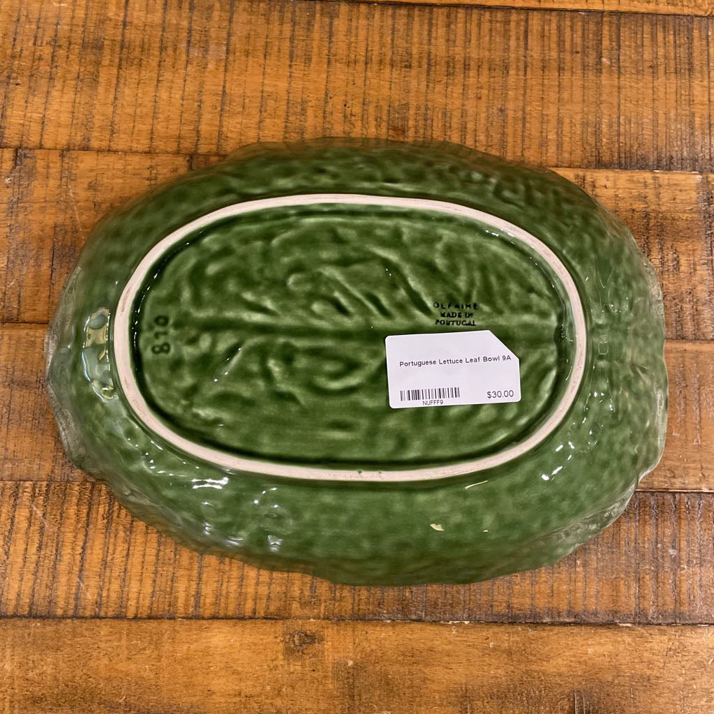 Portuguese Lettuce Leaf Bowl