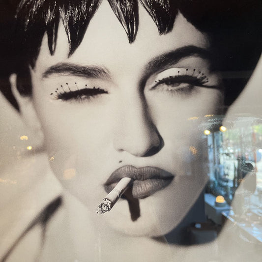 Madge in Her Funny False Eyelashes B&W Framed Photo Art ART