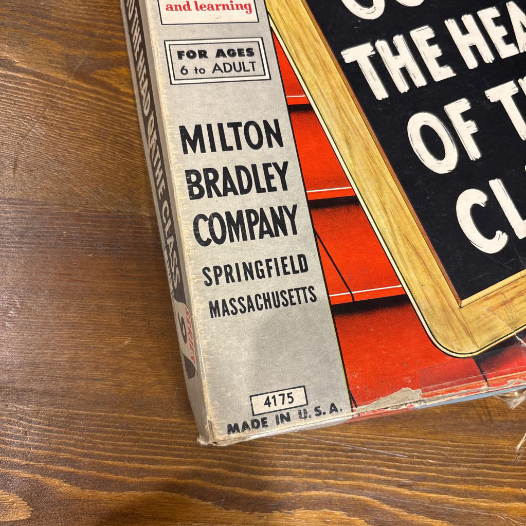 Vintage 1970's "Go to the Head of the Class" Board Game SMALLS