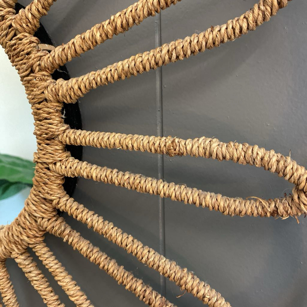 Seagrass Flower Mirror