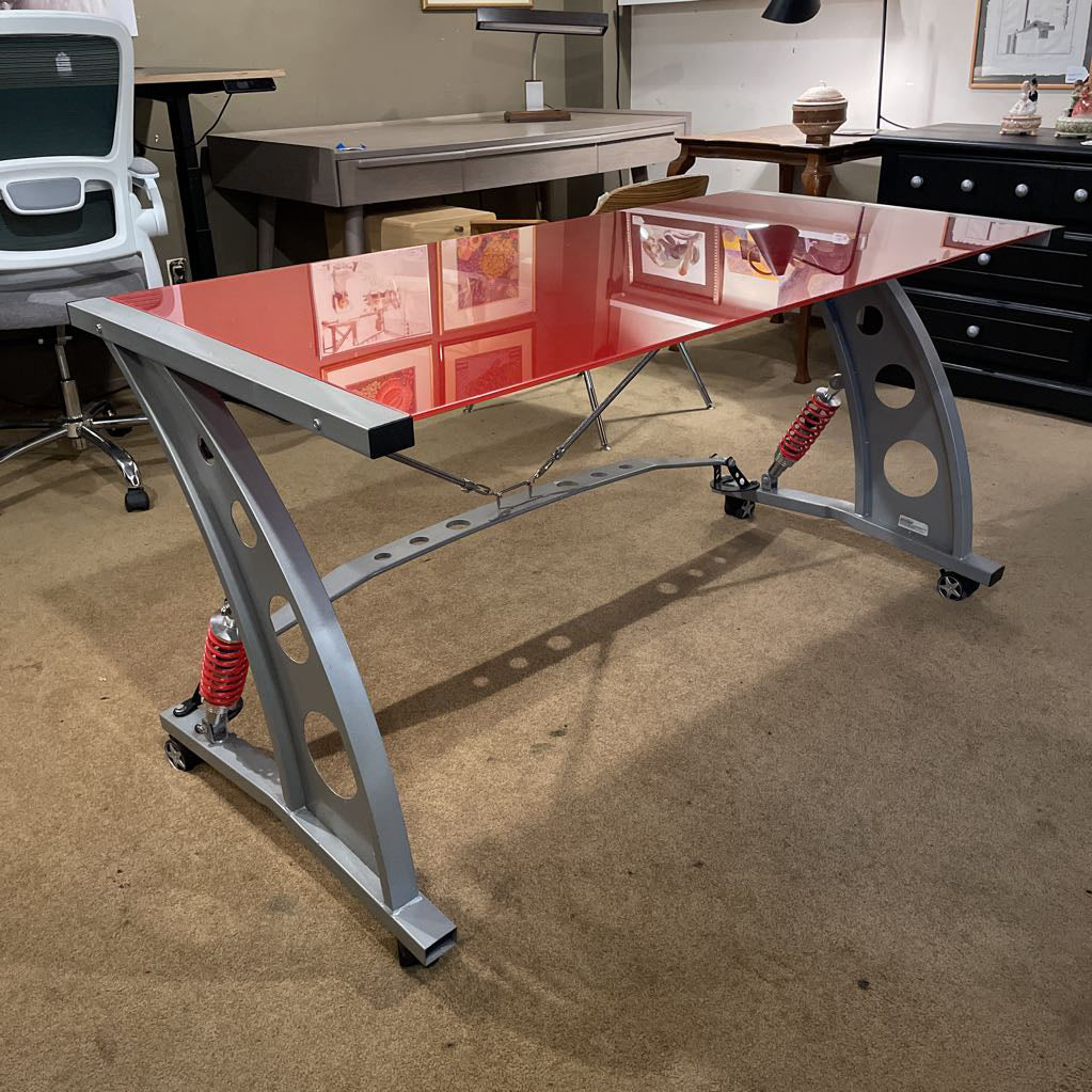 Cherry Red Racing Themed Desk C DESKS
