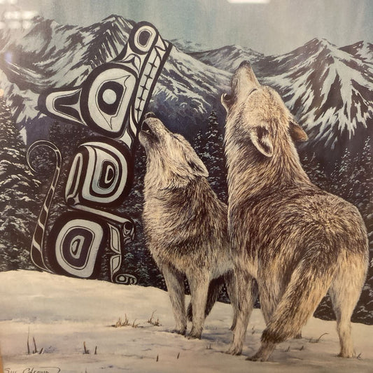 SUSAN J COLEMAN Wolves Print
