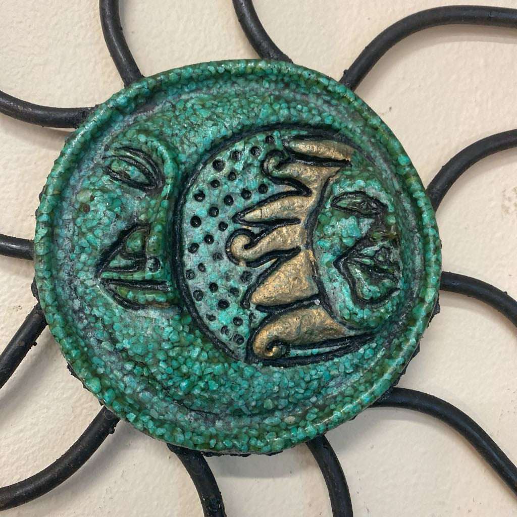 Sun & Moon Three Light Candle Sconce