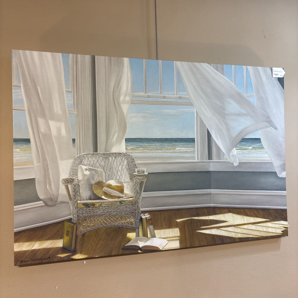 Beachside Window Canvas