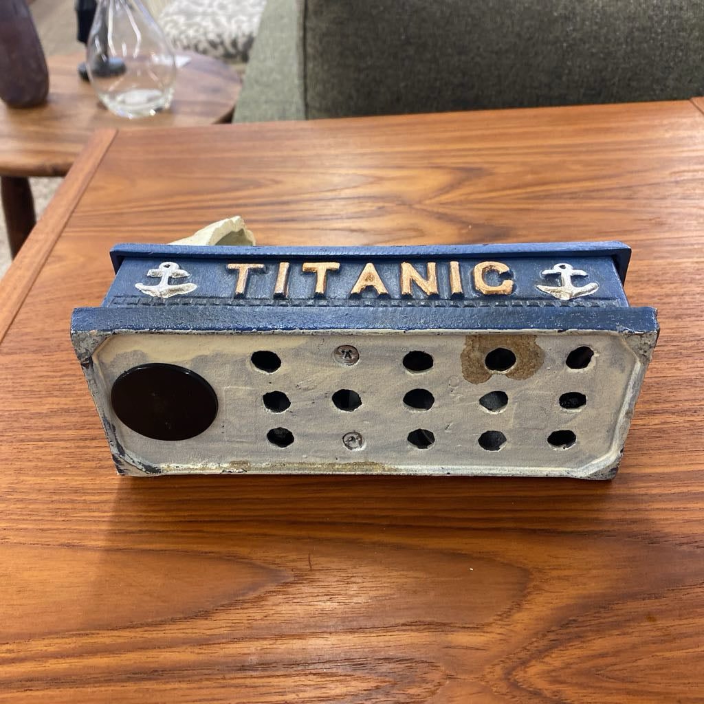 Cast Iron Titanic Bank SMALLS