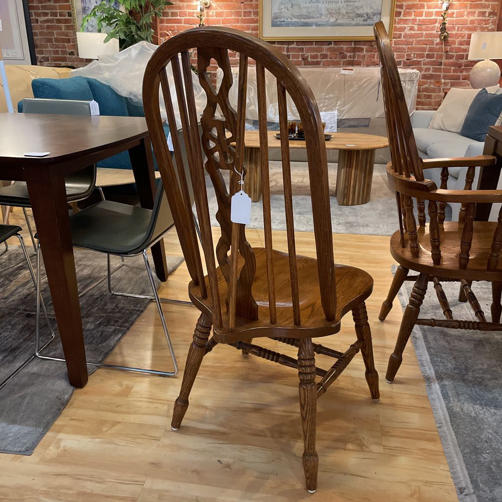 Oak Spindle Back Dining Chair SET OF 6 C DINING CHAIRS