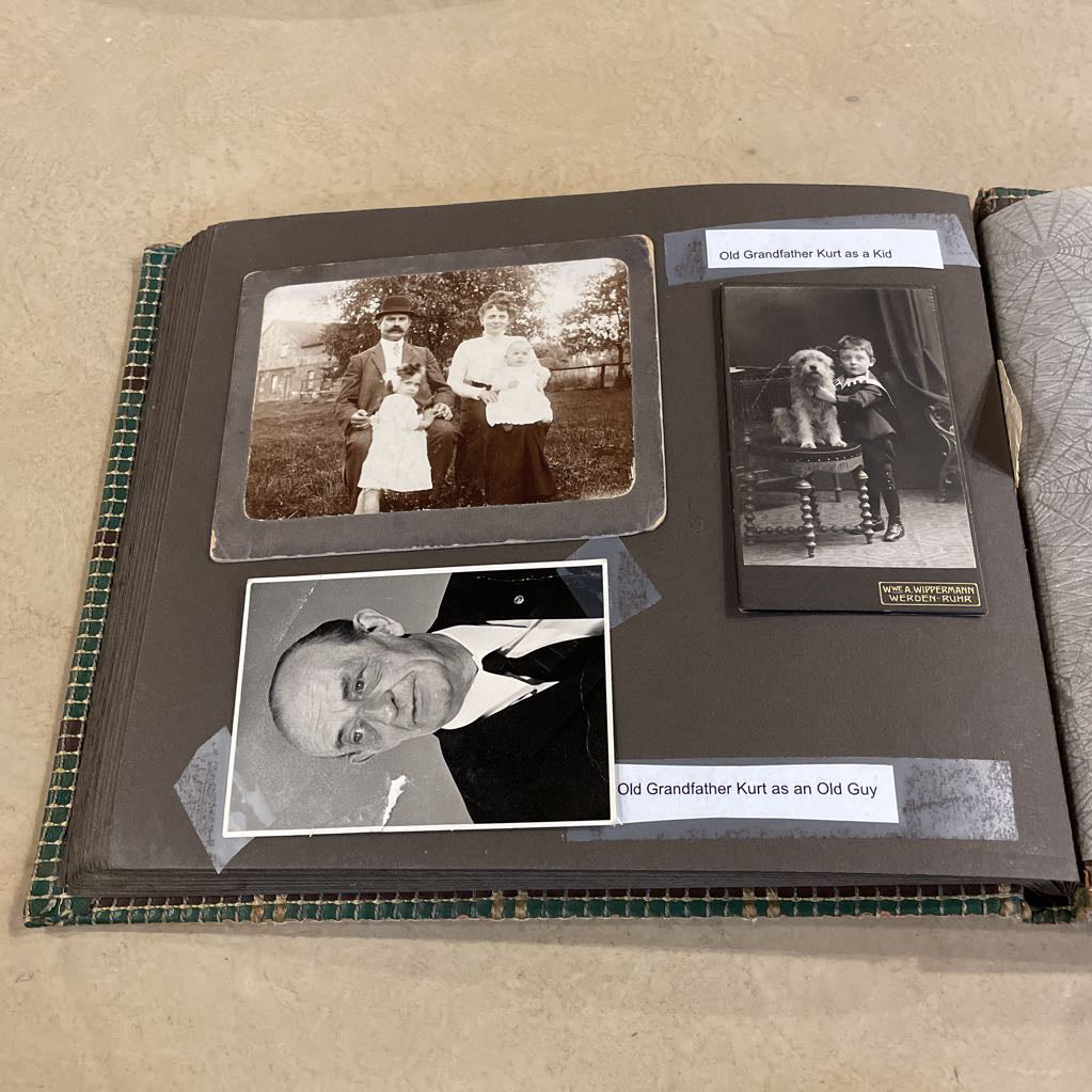 Album of Old German Relatives(Brown & Green Cover)