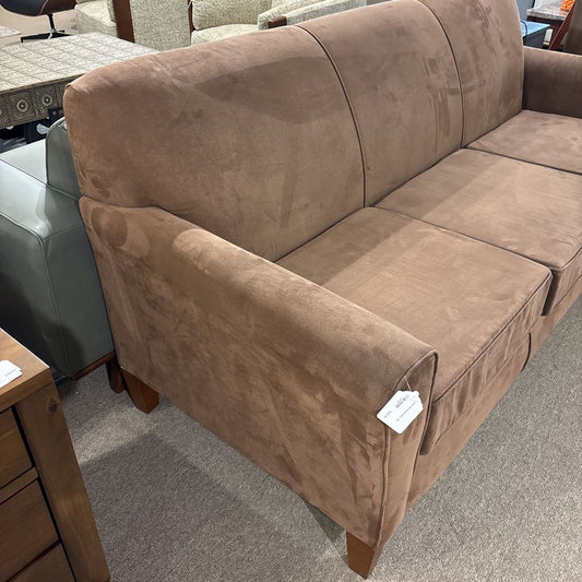 Camel Microsuede Sofa U SOFAS