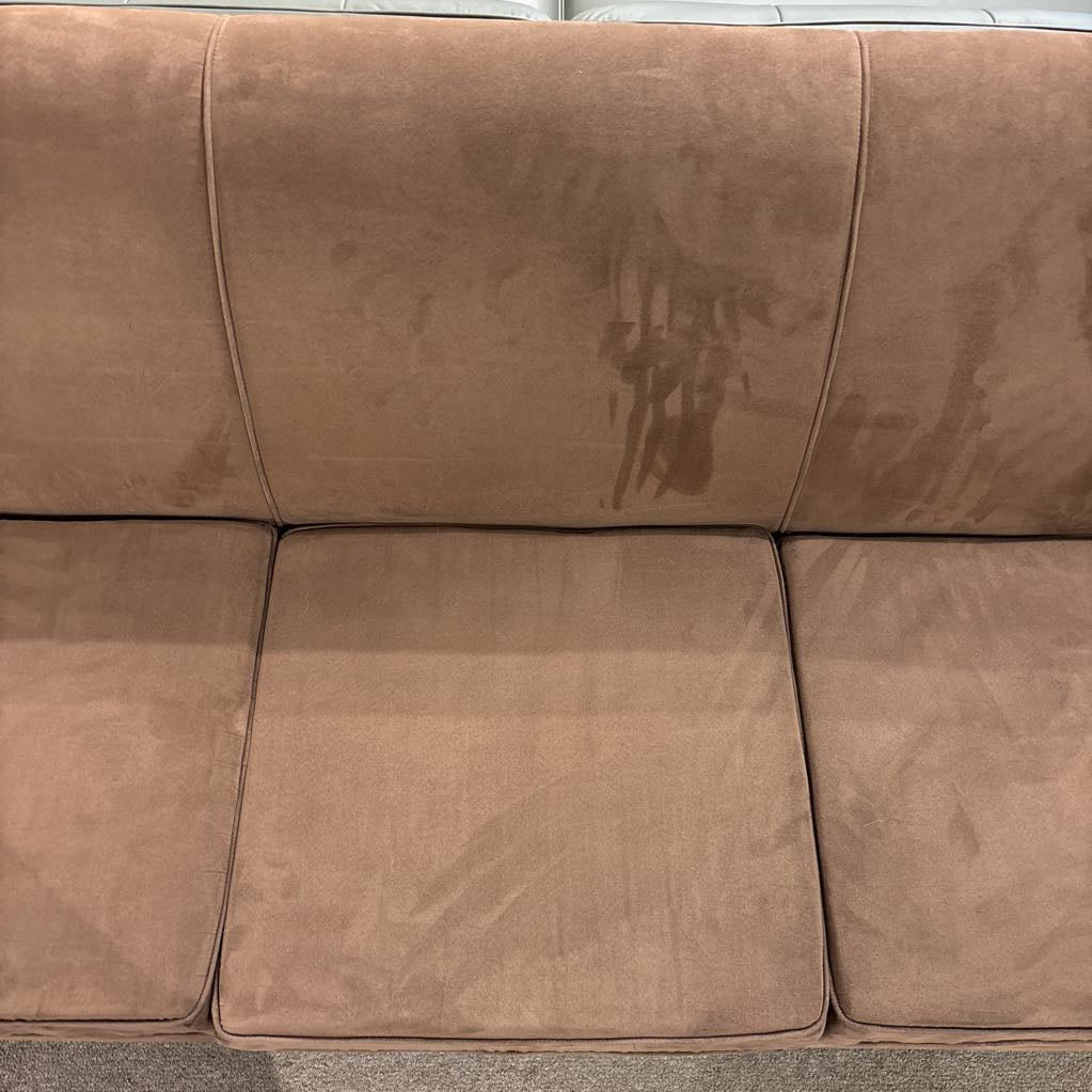 Camel Microsuede Sofa U SOFAS