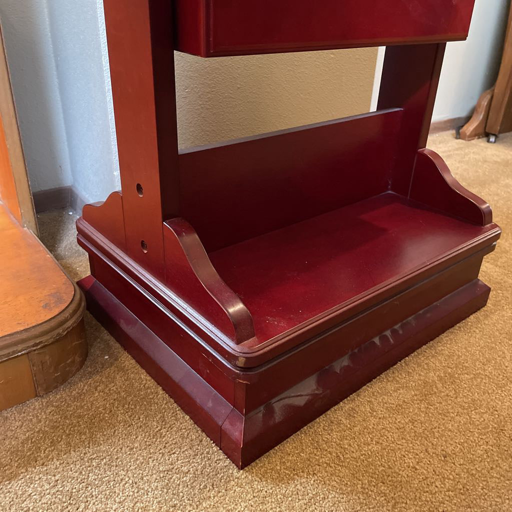 Double Sided Swivel Jewelry Armoire