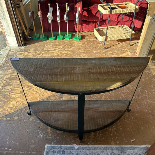 Metal/Wood Console Table C CONSOLE TABLES
